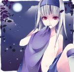  ari_(pixiv) arisie breasts gensou_suikoden gensou_suikoden_ii hairband moon night red_eyes sierra_mikain small_breasts suikoden suikoden_ii vampire white_hair 