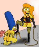  blue_hair hair killbot marge_simpson mindy_simmons the_simpsons yellow_skin 