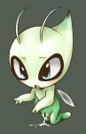 blue_eyes celebi furry no_humans penis pokemon wings