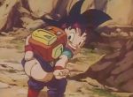 ass dragon_ball_gt goku_jr mooning screencap solo_male