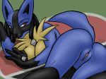 blue_fur furball_(artist) lucario nintendo pokemon pussy