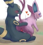 black_fur blacky_(pokemon) creatures_(company) eeveelution eifie_(pokemon) espeon espeon_(pokemon) game_freak gen_2_pokemon nintendo pokemon pokemon_(anime) pokemon_(creature) pokemon_(game) pokemon_(species) purple_fur tail umbreon vaginal