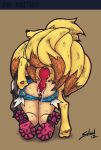  doggy_position hilda_(pokemon) humans_of_pokemon ninetales pokemon pokemon_black_and_white pokemon_bw soloid touko_(pokemon) vaginal white_(pokemon) 