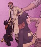 age_difference barbara_gordon batgirl batman_(series) big_penis coat daughter dc_comics father father_&_daughter fellatio glasses incest james_gordon long_hair masked_female moustache older_male older_man_and_younger_woman pants_down pants_pull pants_pulled_down penis_in_mouth red_hair redhead saliva_trail secret_identity superheroine tight_clothing undone_belt visible_nipples younger_female