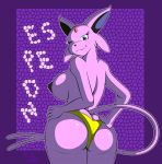  creatures_(company) eeveelution eifie_(pokemon) espeon espeon_(pokemon) game_freak gen_2_pokemon huge_breasts nintendo pokemon pokemon_(anime) pokemon_(creature) pokemon_(game) pokemon_(species) pokemorph purple_fur tail ticklishways 