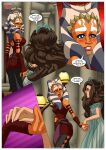  2_girls 2girls ahsoka_tano bbmbbf cartoon_network comic disney female female_only padme_amidala palcomix republic_rendezvous star_wars star_wars:_the_clone_wars yuri 