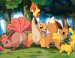 artist_request beastiality charmander eevee imminent_sex pikachu pokeball pokemon pokephilia vulpix