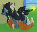  fabuchs feline female feral floatzel furry luxray nintendo pokemon 