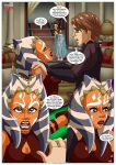  1boy 2_girls 2girls ahsoka_tano anakin_skywalker bbmbbf cartoon_network comic disney female male padme_amidala palcomix republic_rendezvous star_wars star_wars:_the_clone_wars 