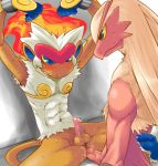  agemono anal avian bdsm blaziken blaziken_(pokemon) blood blush bondage bursyamo_(pokemon) chicken claws creatures_(company) cum game_freak gay gen_3_pokemon infernape male multicolored_fur nintendo pokemon pokemon_(anime) pokemon_(creature) pokemon_(game) pokemon_(species) pokemon_rse pokemon_ruby_sapphire_&amp;_emerald pokemorph talons yellow_sclera 