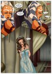  1boy 2_girls 2girls ahsoka_tano anakin_skywalker bbmbbf cartoon_network comic disney female male padme_amidala palcomix republic_rendezvous star_wars star_wars:_the_clone_wars 