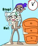 dark-skinned_male dark_skin inkling marie_(splatoon) nintendo splatoon splatoon_(series)