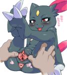  anus blush claws furry naughty_face nezumi nezunezu nintendo pokemon pokephilia pov pussy red_eyes smile sneasel spread_pussy translated white_background wishlist 