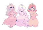 breasts mario_(series) nude princess_daisy princess_peach rosalina yev-san