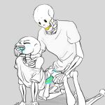 1:1 1:1_aspect_ratio 2010s 2017 2boys 2d 2d_(artwork) anal animated_skeleton big_dom big_dom_small_sub bigger_dom bigger_dom_smaller_sub bigger_male bigger_penetrating bigger_penetrating_smaller blue_blush blue_tongue blush bottom_sans bottomless bottomless_male brother brother/brother brother_and_brother brother_penetrating_brother brothers digital_media_(artwork) doggy_position duo ectoplasm finger_in_mouth fingers_in_mouth fontcest from_behind_position grabbing_from_behind grey_background incest intraspecies larger_male larger_penetrating male male/male male_penetrated male_penetrating male_penetrating_male monochrome monster monster_boy off_shoulder orange_blush papyrus papyrus_(undertale) papysans partially_colored penetration penetration_from_behind saliva saliva_on_finger sans sans_(undertale) seme_papyrus sex sex_from_behind sibling_incest siblings simple_background skeleton small_sub small_sub_big_dom smaller_penetrated smaller_sub smaller_sub_bigger_dom top_papyrus tumblr uke_sans undead undertale undertale_(series) unknown_artist video_game_character video_games yaoi