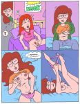  bedroom breasts daria daria_morgendorffer glasses karstens masturbation on_bed pussy quinn_morgendorffer 