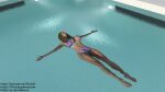  3d bikini comic fira3dx high_res relaxing sample sexy sunbathing swimming_pool teaser 