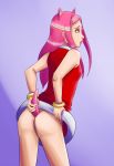  1girl acperience amy_rose amy_rose_(cosplay) anal_dildo anemone anemone_(eureka_seven) butt_plug_tail buttplug buttplug_tail cosplay dildo eureka_seven female female_only sega solo_female sonic_(series) sonic_the_hedgehog_(series) 