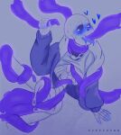  1boy 2d 2d_(artwork) animated_skeleton artist_name blush bottom_sans bottomless bottomless_male choking dubnyangg fangs heart heart-shaped_pupils heart_eyes humanoid male male_only monster monster_boy oral sans sans_(undertale) skeleton solo_male submissive submissive_male tears tentacle tentacle_around_arm tentacle_around_leg tentacle_around_neck tentacle_grab tentacle_in_mouth tentacle_on_male tongue tongue_out uke_sans undead undertale undertale_(series) video_game_character video_games 