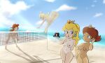  ashley_(warioware) breasts mario_(series) nude pauline princess_daisy princess_peach rasenxoru rosalina volleyball 