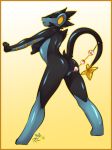  anthro feline female furry luxray nintendo pokemon ryukyur 