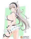 1girl 1girl 1girl alluring alternate_costume ass bikini corrin_(fire_emblem) corrin_(fire_emblem)_(female) corrin_(summer)_(fire_emblem)_(female) female_only fire_emblem fire_emblem_fates fire_emblem_heroes light-skinned_female light_skin long_hair nintendo noboru_revista official_alternate_costume pointy_ears red_eyes sideboob solo_female white_hair