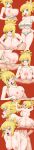 1boy 1girl 
 big_breasts blonde_hair breasts cum cum_in_pussy cum_inside cum_on_breasts dada_(xhmv8527) dr._stone ejaculating_while_penetrated ejaculation engulfing_paizuri female_focus high_res kohaku_(dr._stone) long_hair male male/female nipples paizuri sex teen