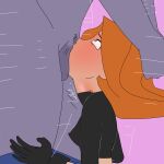 1boy 1girl 1girl blush clothed deepthroat deepthroat disney eyes_rolling_back face_fucking fellatio fellatio head_grab kim_possible kimberly_ann_possible oral oral_sex rolling_eyes sex straight sunnie_(artist) throat_bulge