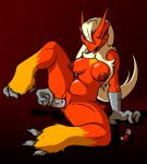  avian blaziken blaziken_(pokemon) bursyamo_(pokemon) chicken claws creatures_(company) dildo_in_vagina game_freak gen_3_pokemon multicolored_fur nintendo pokemon pokemon_(anime) pokemon_(creature) pokemon_(game) pokemon_(species) pokemon_rse pokemon_ruby_sapphire_&amp;_emerald pokemorph red_background redadillio talons yellow_sclera 