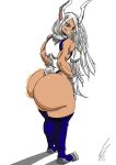  1girl ass back_view bendraws big_ass bubble_ass bubble_butt dumptruck_ass dumptruck_butt fat_ass fat_butt female female_only full_body huge_ass miruko my_hero_academia rumi_usagiyama solo_female thick_ass thick_butt thick_thighs 