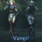 3d 3d_(artwork) ass batman:_arkham_asylum bottomless harley_quinn lustful-illumination pussy vergil_(artist)