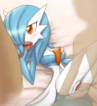 big_breasts chest_jewel creatures_(company) fellatio game_freak gardevoir gen_3_pokemon green_hair hair_over_one_eye nintendo pokemon pokemon_(anime) pokemon_(creature) pokemon_(game) pokemon_(species) red_eyes shiny_pokemon simight vaginal