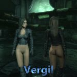 1girl 3d 3d_(artwork) ass bottomless character_request copyright_request lustful-illumination pussy vergil_(artist)