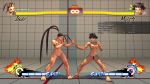  2girls 3d 3d_(artwork) fighting_stance ibuki_(street_fighter) makoto_(street_fighter) nude_female screen_capture street_fighter_iv 