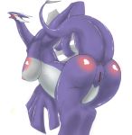 anus ass bent_over breasts censored furry huge_breasts large_breasts lugia pokemon purple_fur purple_skin pussy red_eyes shadow_lugia tail xd-001