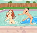 breasts family_guy glasses glenn_quagmire meg_griffin nipples nude pool pubic_hair pussy tabbypurrfume thighs