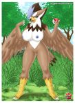  avian creatures_(company) game_freak nintendo pokemon pokemon_(anime) pokemon_(creature) pokemon_(game) pokemon_(species) pokemorph shinn3 staraptor 