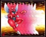 carmessi nintendo non-mammal_breasts pokemon scizor