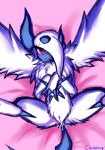 absol barefoot black_nose black_skin blue_skin blush candyfoxy claws creatures_(company) dark_type_pokemon female feral frown fur game_freak gen_3_pokemon hi_res horn juice looking_at_viewer mega_absol nintendo nude orgasm pink_background plain_background pokã©mon pokemon pokemon_(anime) pokemon_(creature) pokemon_(game) pokemon_(species) pokemon_firered_and_leafgreen pokemon_frlg pokemon_omega_ruby_&_alpha_sapphire pokemon_oras porkyman presenting presenting_pussy pussy pussy_juice raised_leg red_eyes shadow shiny skin solo video_games white_eyes white_fur wings