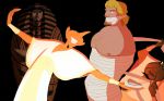  bandage big_chest bondage captured disney gagged mummification peril phoebus the_hunchback_of_notre_dame the_prince_of_egypt wrappings wraps 