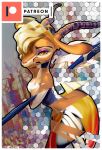  crossover disney furry gazelle gazelle_(zootopia) mercy_(overwatch) overwatch zootopia 