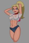 1girl 1girl 1girl big_breasts blonde blonde_hair breasts comic_book_character courtney_whitmore dc_comics female_focus high_res justice_league_unlimited long_hair medium_breasts patreon patreon_paid patreon_reward solo_female something_unlimited stargirl sunsetriders7 superheroine tagme teen