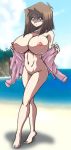 breasts covering female highres huge_breasts mazaki_anzu nipples nude nude_cover smile uncensored yu-gi-oh! yuu-gi-ou yuu-gi-ou_duel_monsters zahkey