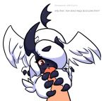 absol creatures_(company) dark_type_pokemon english_text female game_freak gen_3_pokemon horn human humanoid_penis jigglybutts mega_absol nintendo penis plain_background pokemon pokemon_(anime) pokemon_(creature) pokemon_(game) pokemon_(species) pokemon_firered_and_leafgreen pokemon_frlg pokemon_omega_ruby_&_alpha_sapphire pokemon_oras pokephilia porkyman precum red_eye red_eyes text video_games white_background white_fur wings