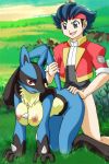 bbmbbf breasts female lucario male nintendo palcomix palcomix_vip pokã©mon pokemon pokemon_ranger sex video_games