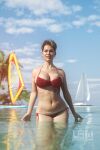 3d 3d_(artwork) big_breasts bikini boat breasts cleavage lbw original swimming