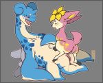  deerling female lapras lesbian misericorde nintendo pokemon pokã©mon pussy pussy_juice video_games 