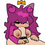 astranger breasts cat_ears cat_girl crown cum cum_in_mouth fellatio friday_night_funkin furry male/female neko oral paizufella paizuri pubic_hair purple_hair purple_pubic_hair request shipy sucking sucking_penis sunday_night_suicide tagme the_shipy_sea traced