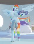  dildo frostbound furry futanari horsecock hyper_penis rainbow_dash 