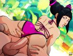 1boy 1girl anus asian asian_female ass big_penis bikini bikini_aside black_hair bwc capcom clothed clothed_female clothed_female_nude_male clothing clothing_aside completely_nude completely_nude_male cowgirl_position edit erection faceless_male female_focus genitals girl_on_top hand_on_ass hands_on_ass hetero juri_han light-skinned_female light-skinned_male light_skin looking_back nude nude_male penetration penis penis_in_pussy pumpkinsinclair purple_eyes sex sexy sexy_ass sexy_body short_hair skin_edit street_fighter swimwear swimwear_aside third-party_edit unseen_male_face vaginal vaginal_penetration